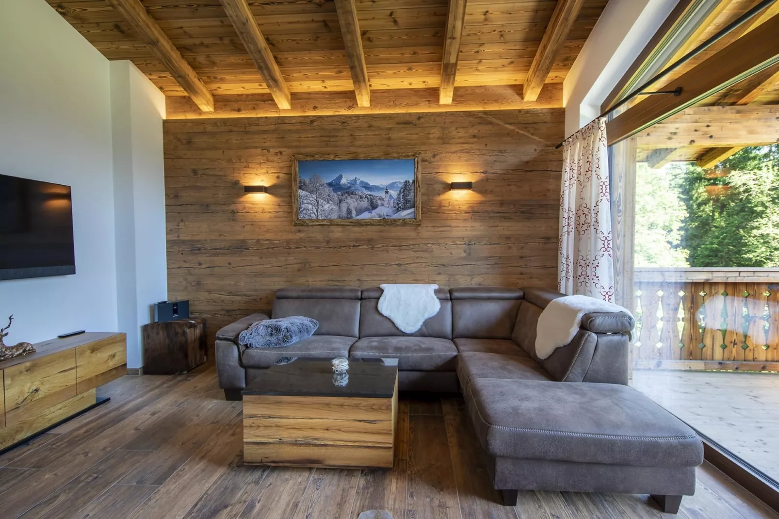 Nationalpark Chalet Reichenbergerspitze-Living room