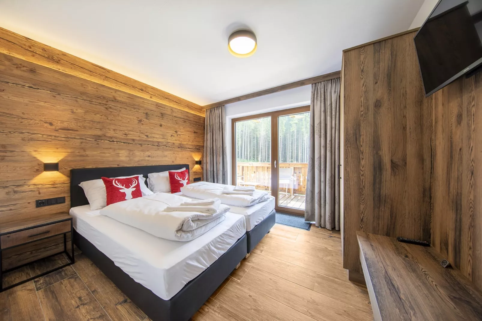 Nationalpark Chalet Kratzenberg-Schlafzimmer