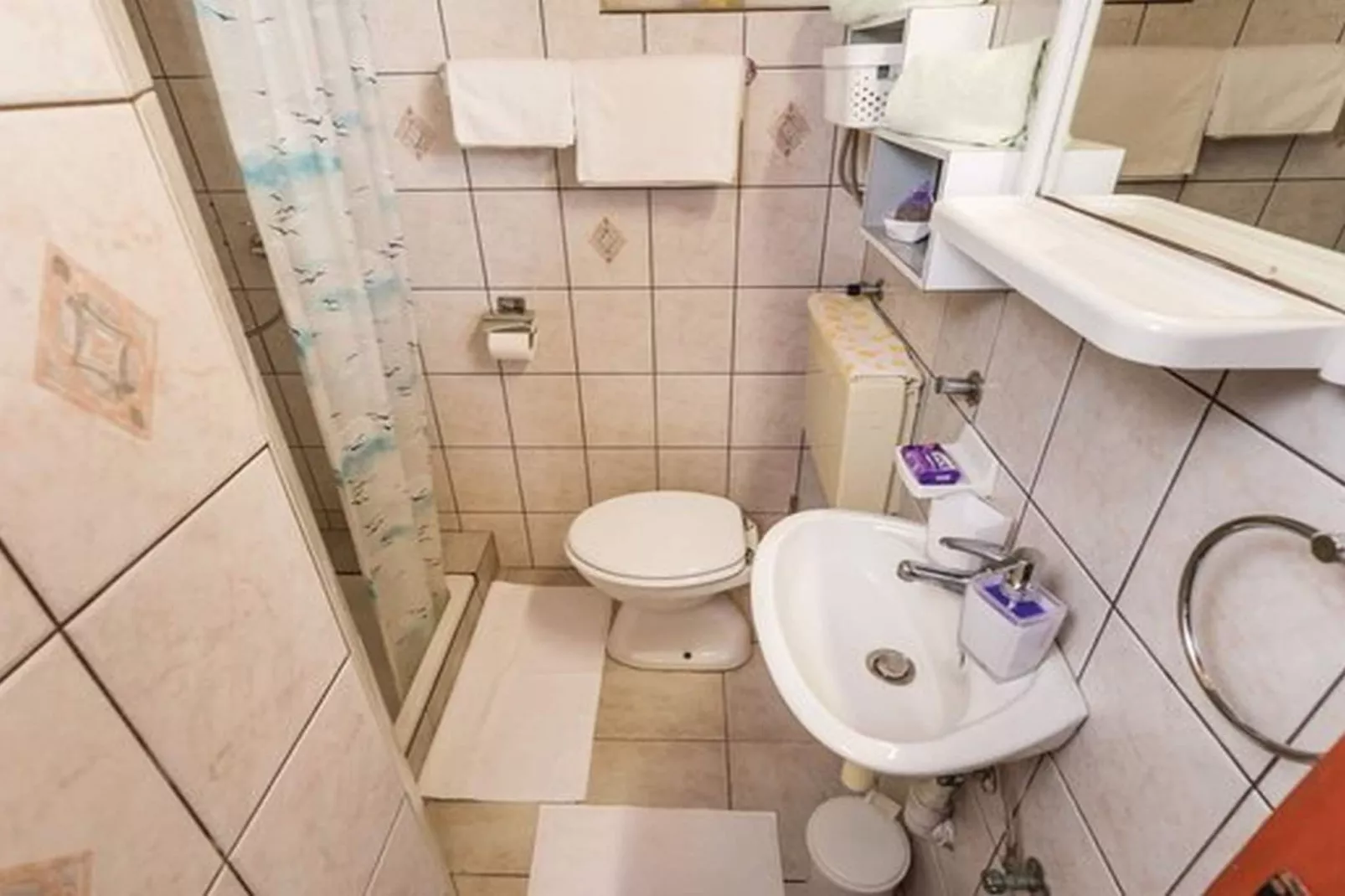 Charming One Bedroom Apartment Povljana - One Bedroom Apartment-Bathroom