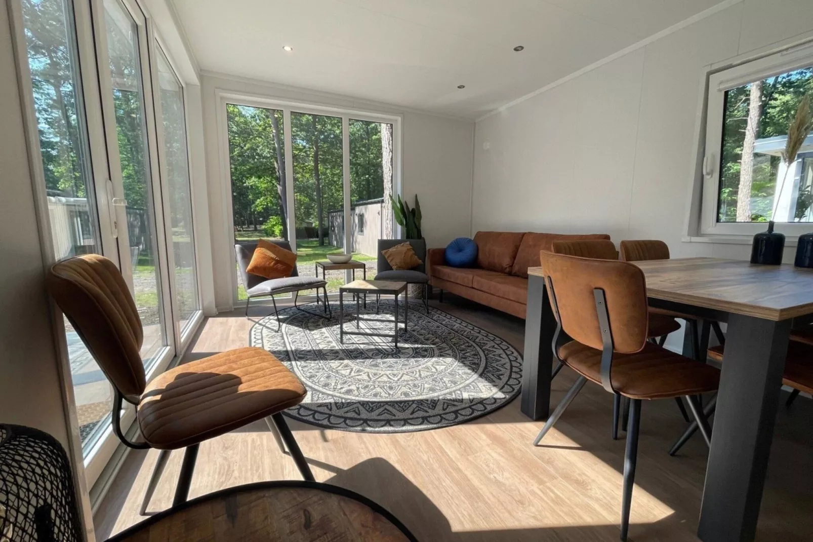 Chalet Nachtegaal (6 personen)-Wohnzimmer