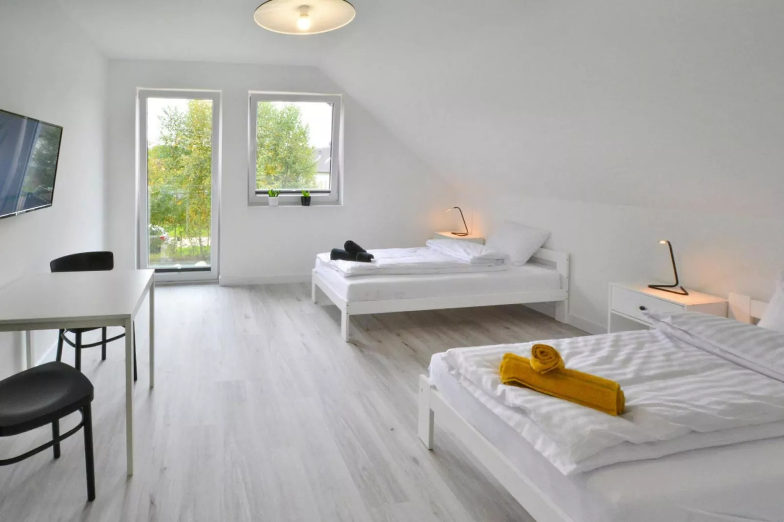 Dom wakacyjny w Mielenku dla 6 osób-Bedroom