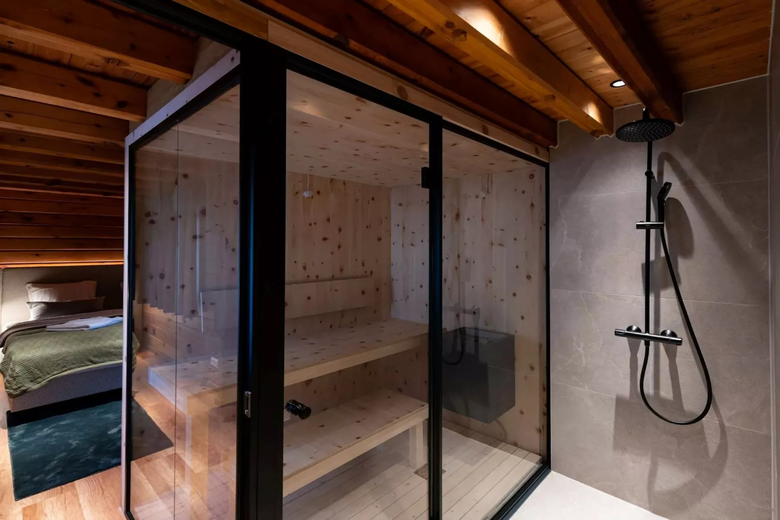 Lodge-Badezimmer