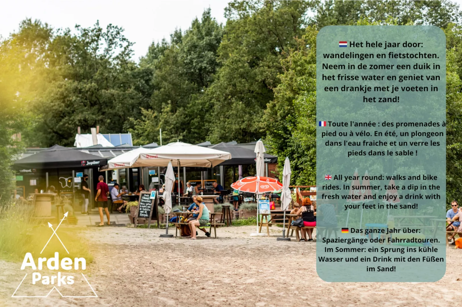 Ranger Lodge-Gebiete Sommer 5 km