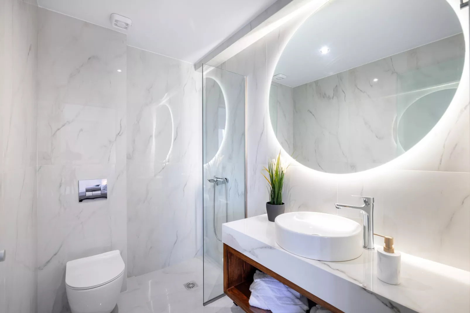 Creta Sun, 101 Studio City View-Bathroom