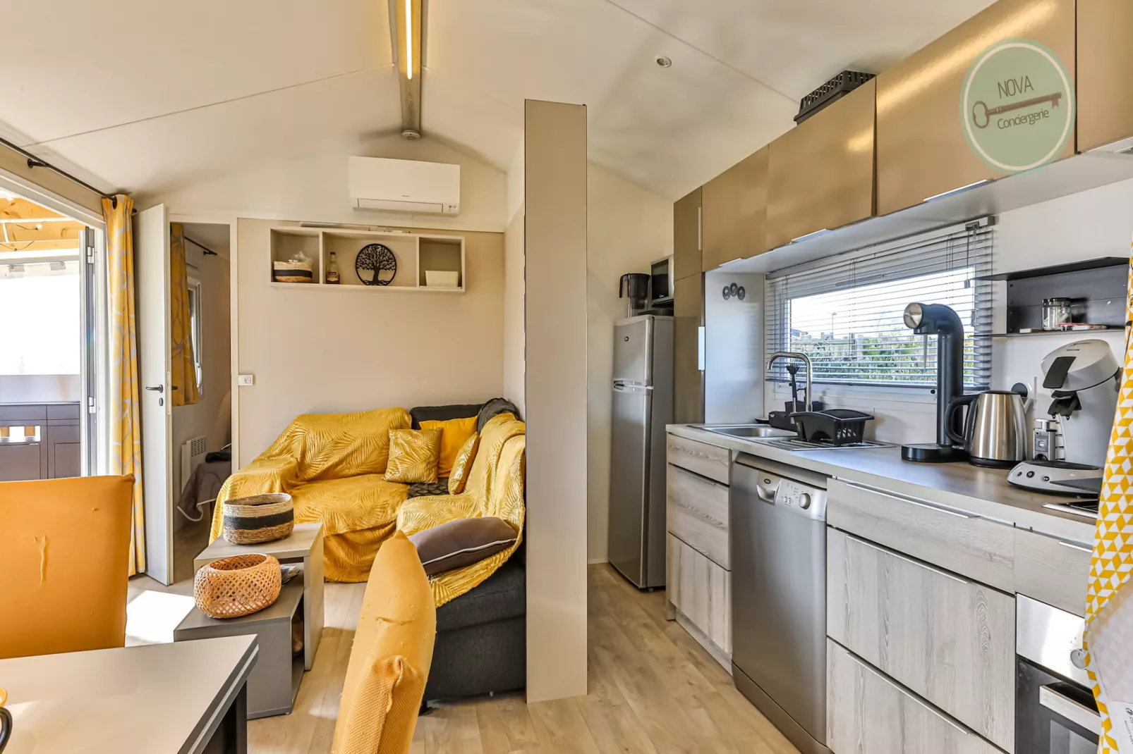 Mobil-Home Parc des Roselières-Cuisine