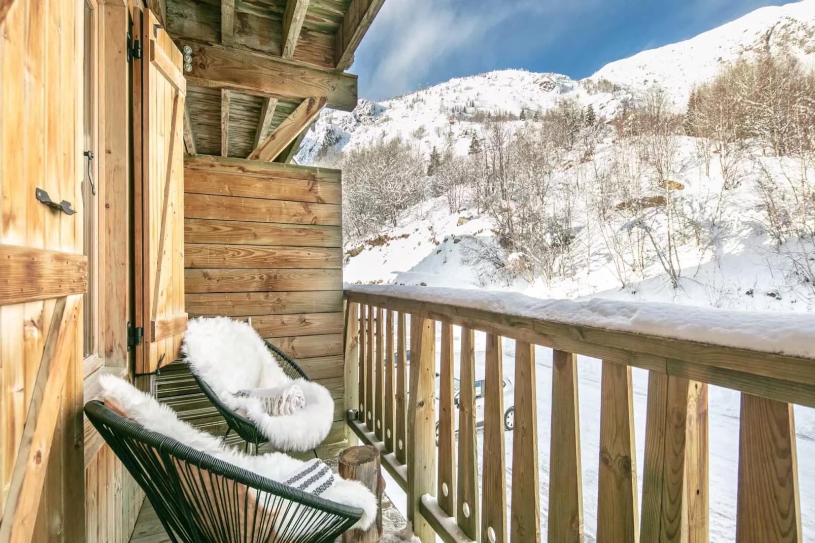 Les Fermes de Saint Sorlin H N°103 - 2P6-Terrace balcony