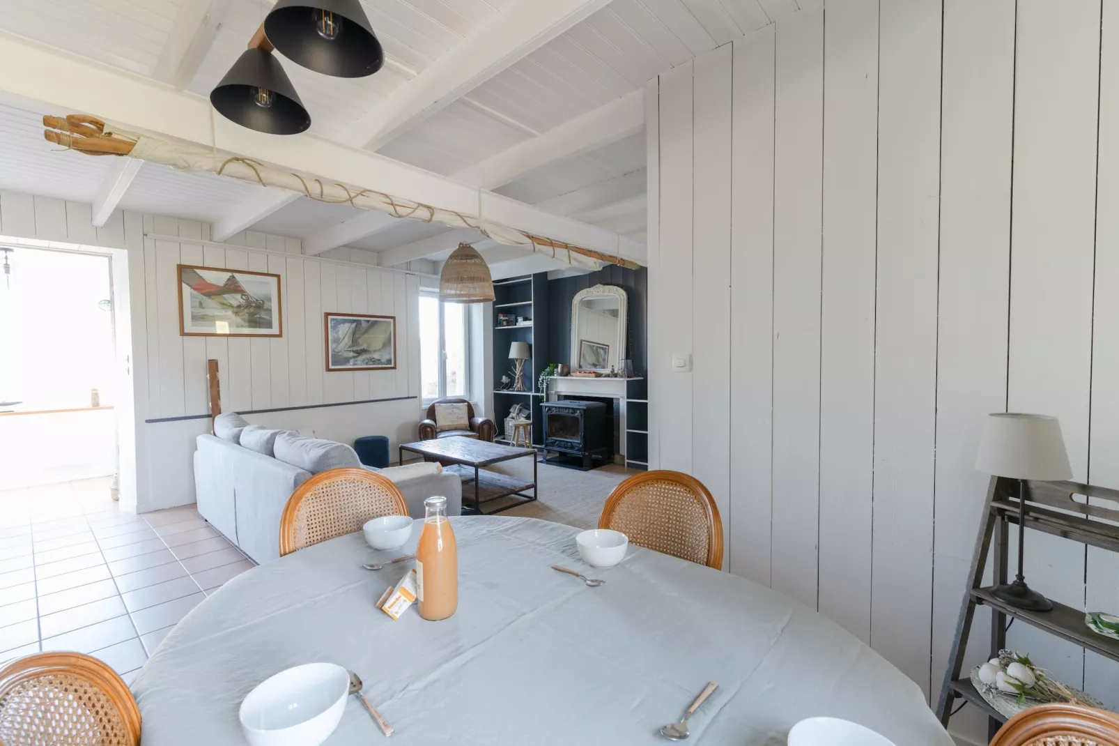 TY STREJOU - Portsall-Living room
