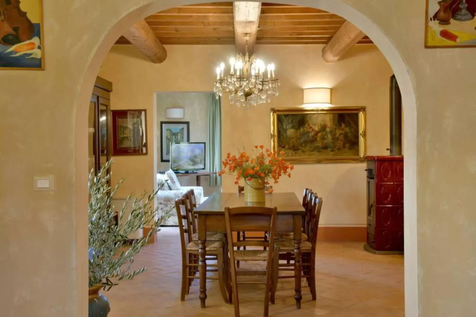 Villa Il Cipresso-Salle à manger