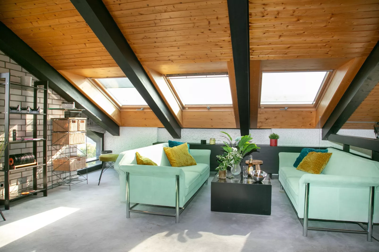Villa Weitersburg mit indoor Pool-Living room