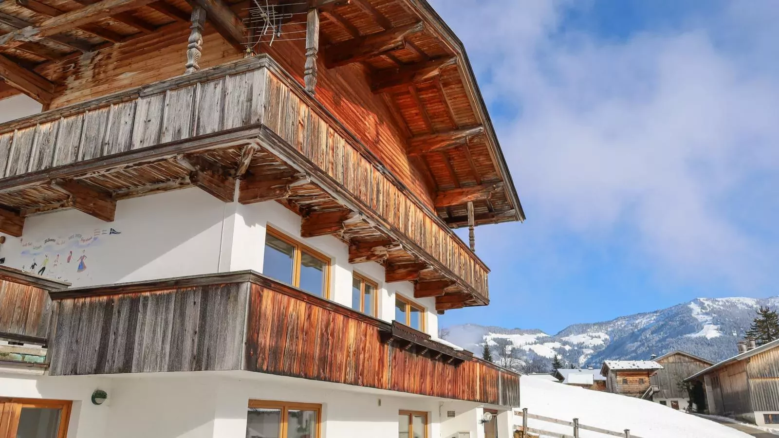 Tirola Chalet Alpbach-Extérieur hiver
