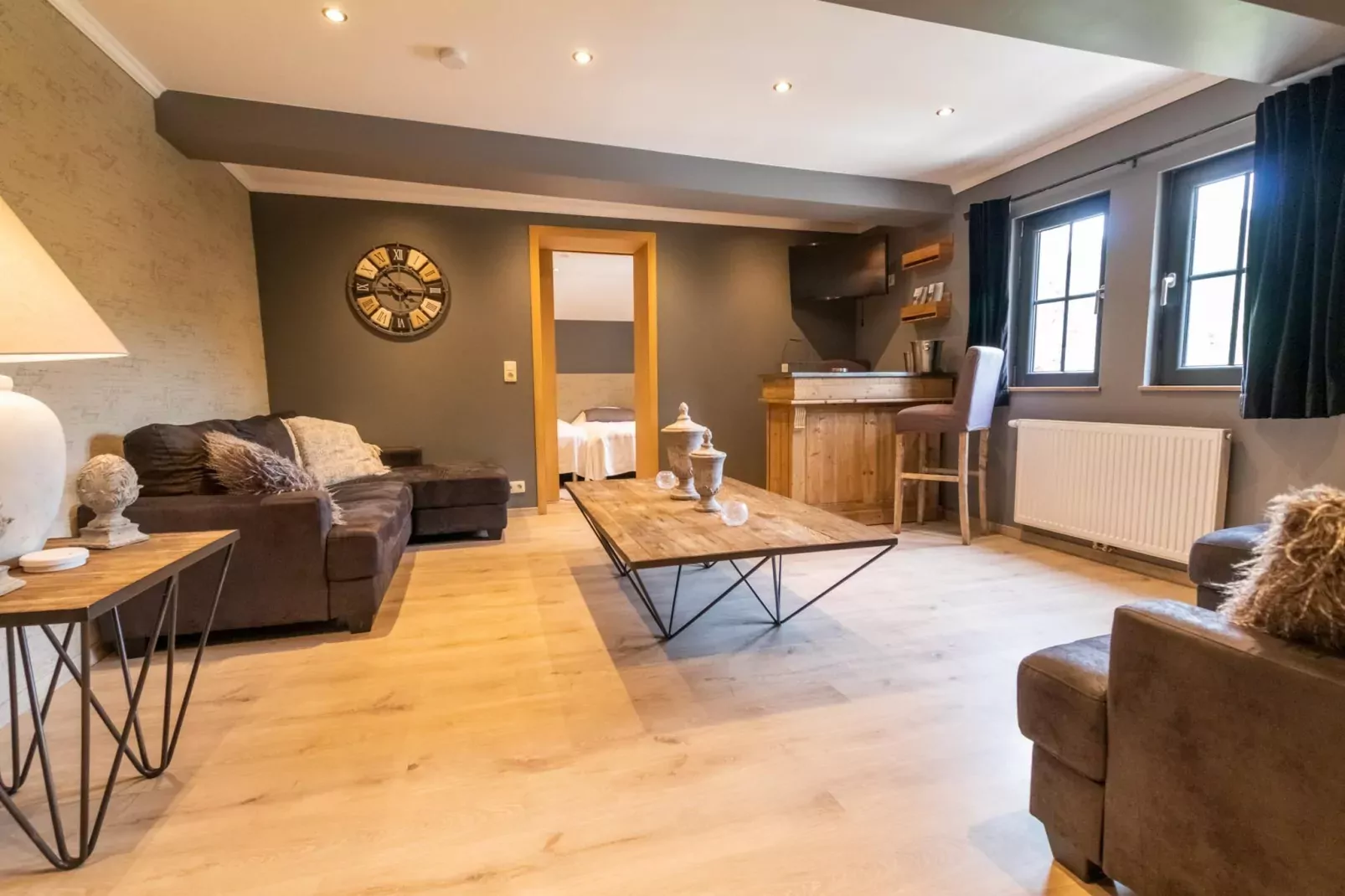 Appartement Ferme Simon-Living room