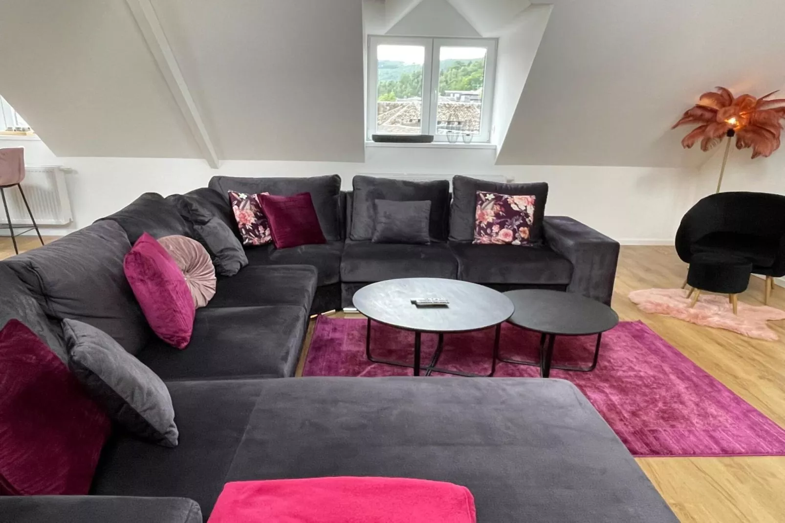 Rooftop Purple-Living room