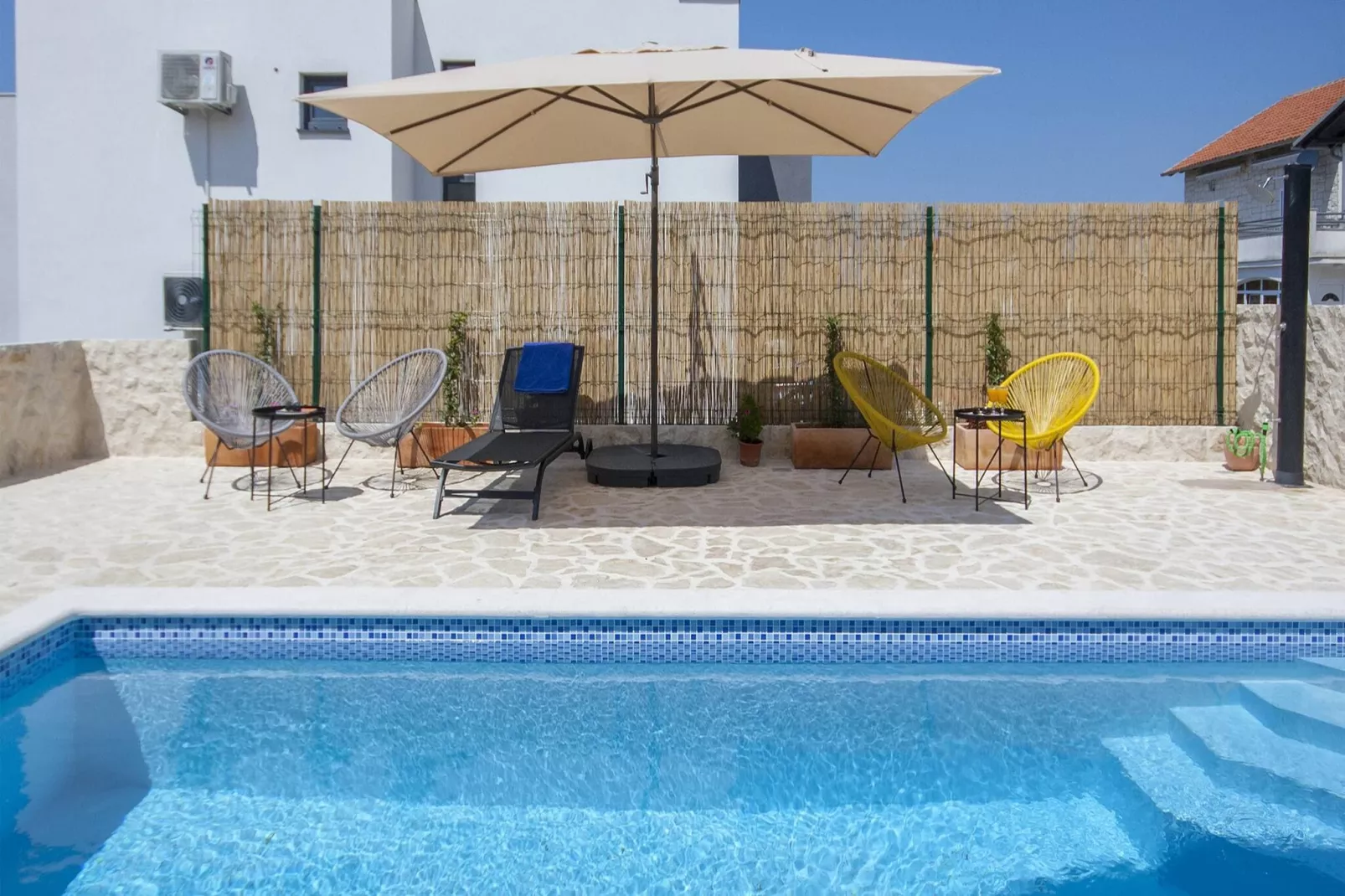 Apartments Tonia - Apartment Mala A1-Schwimmbad