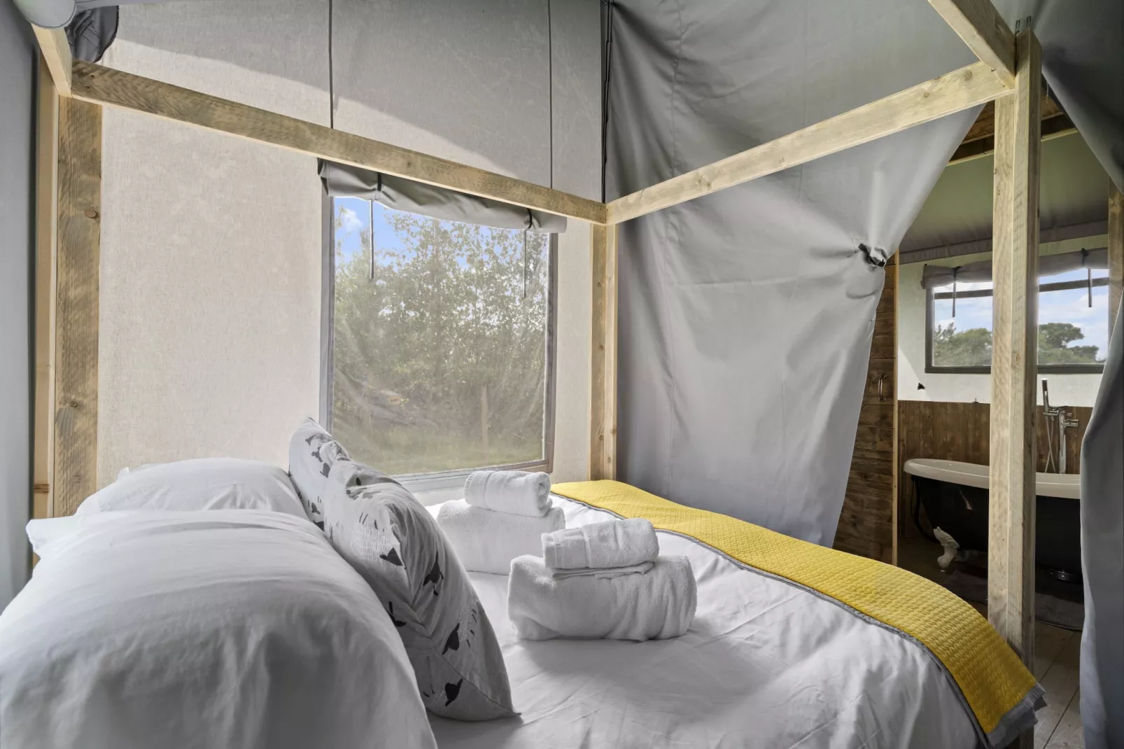 The Herdwick Safari Tent-Bedroom