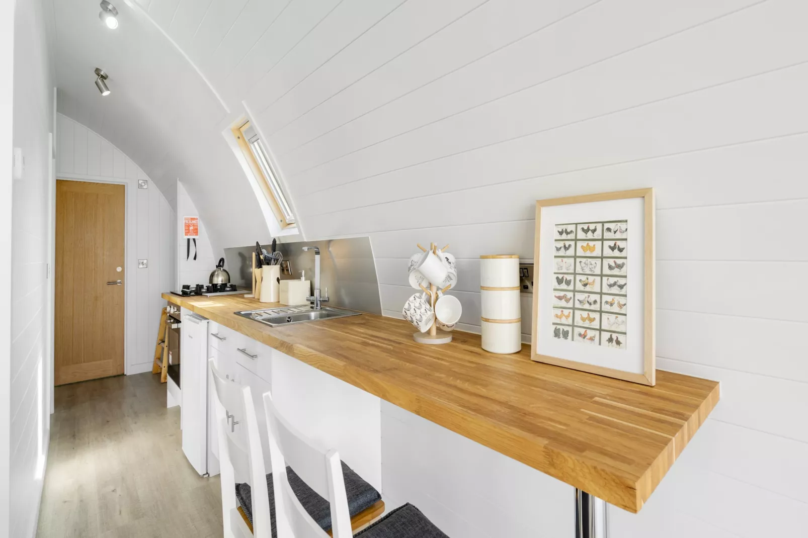 The Highland Camping Pod-Kitchen