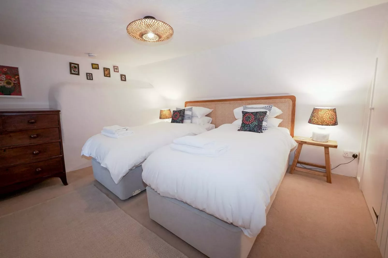 Old Lanvean Cottage-Bedroom