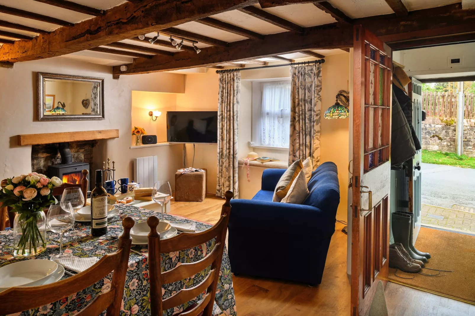 The Cottage at Greystoke-Living room