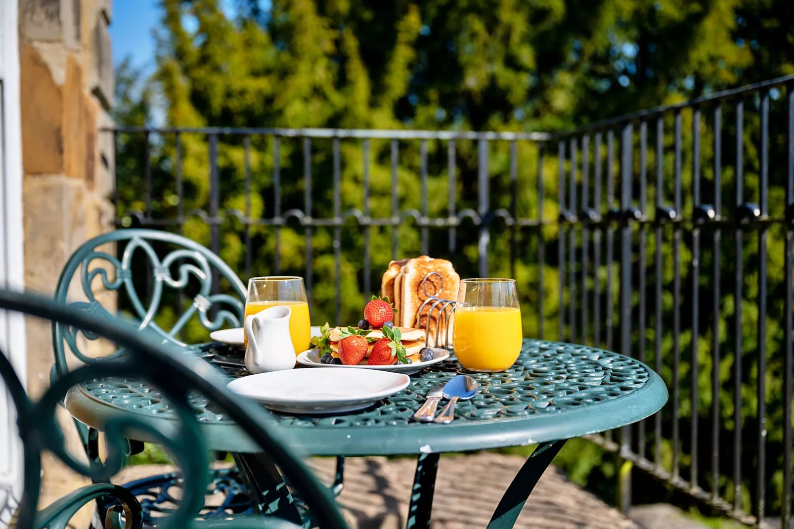 Roulston Hall Apt-Terrace balcony