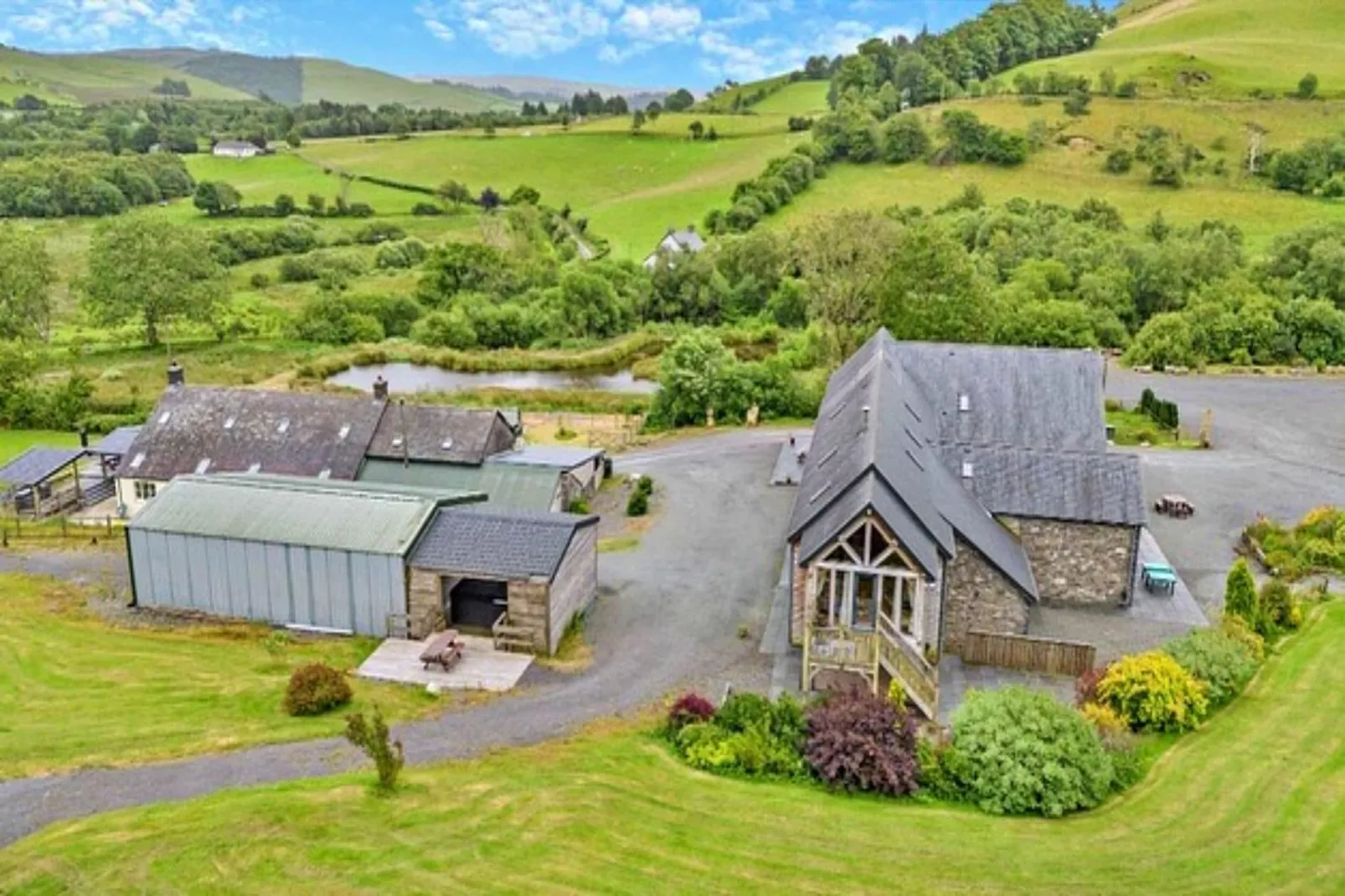 The Welsh Barn-Exterior summer