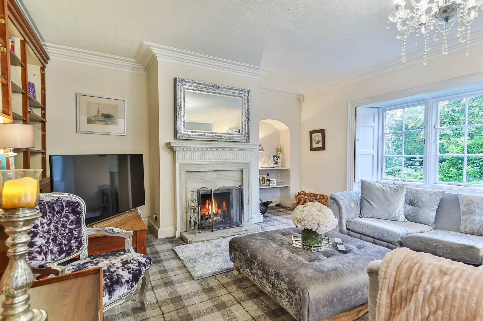 Walcot Hall-Living room