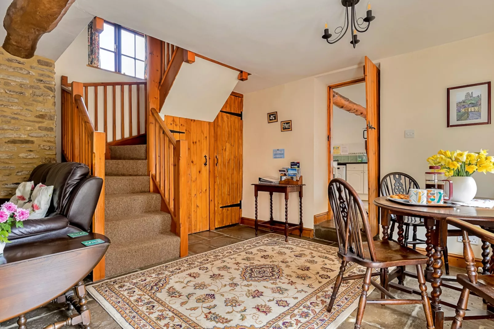 Fives Court Cottage-Living room