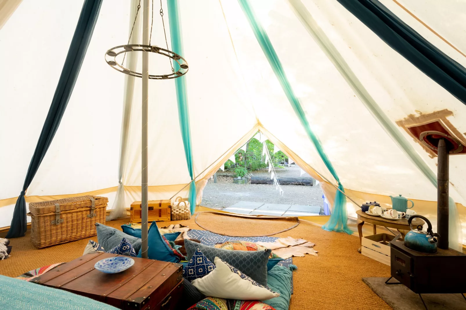 Moroccan Bell Tent-Schlafzimmer