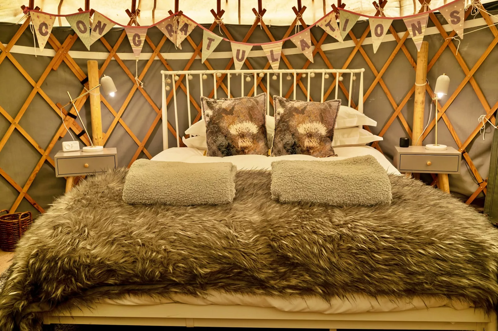 Heather Yurt-Schlafzimmer