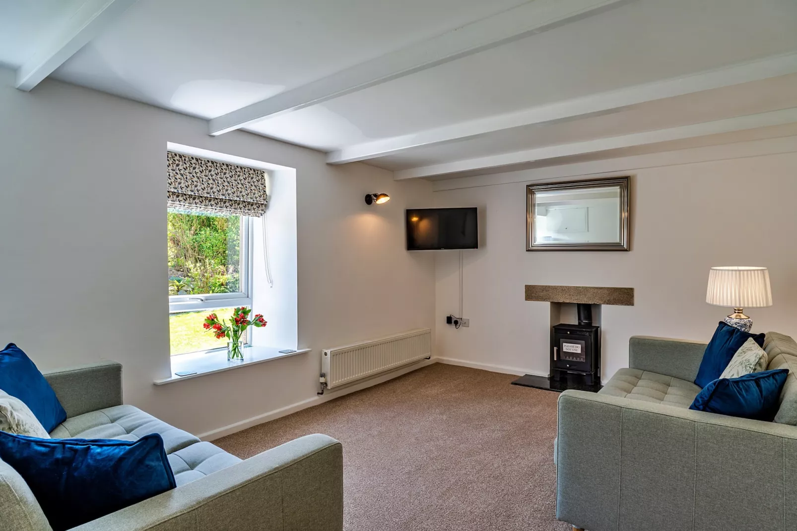 Trethew Cottage-Living room