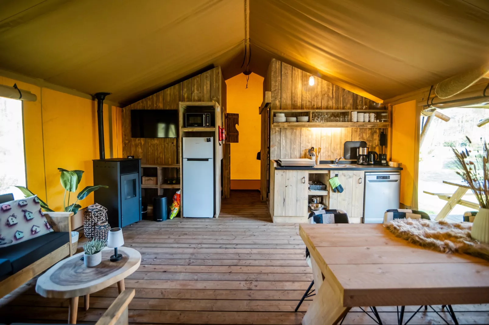 6 persoons Luxe Safaritent-Küche