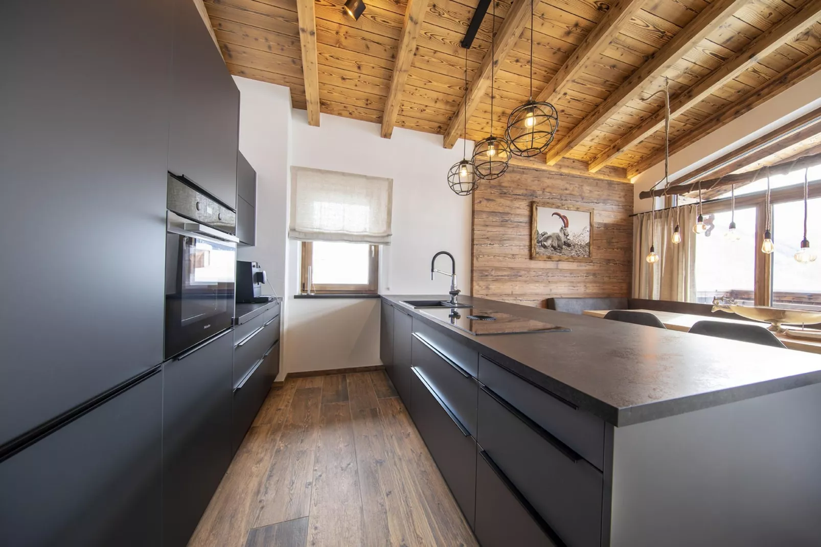 Nationalpark Chalet Bretterspitze-Kitchen