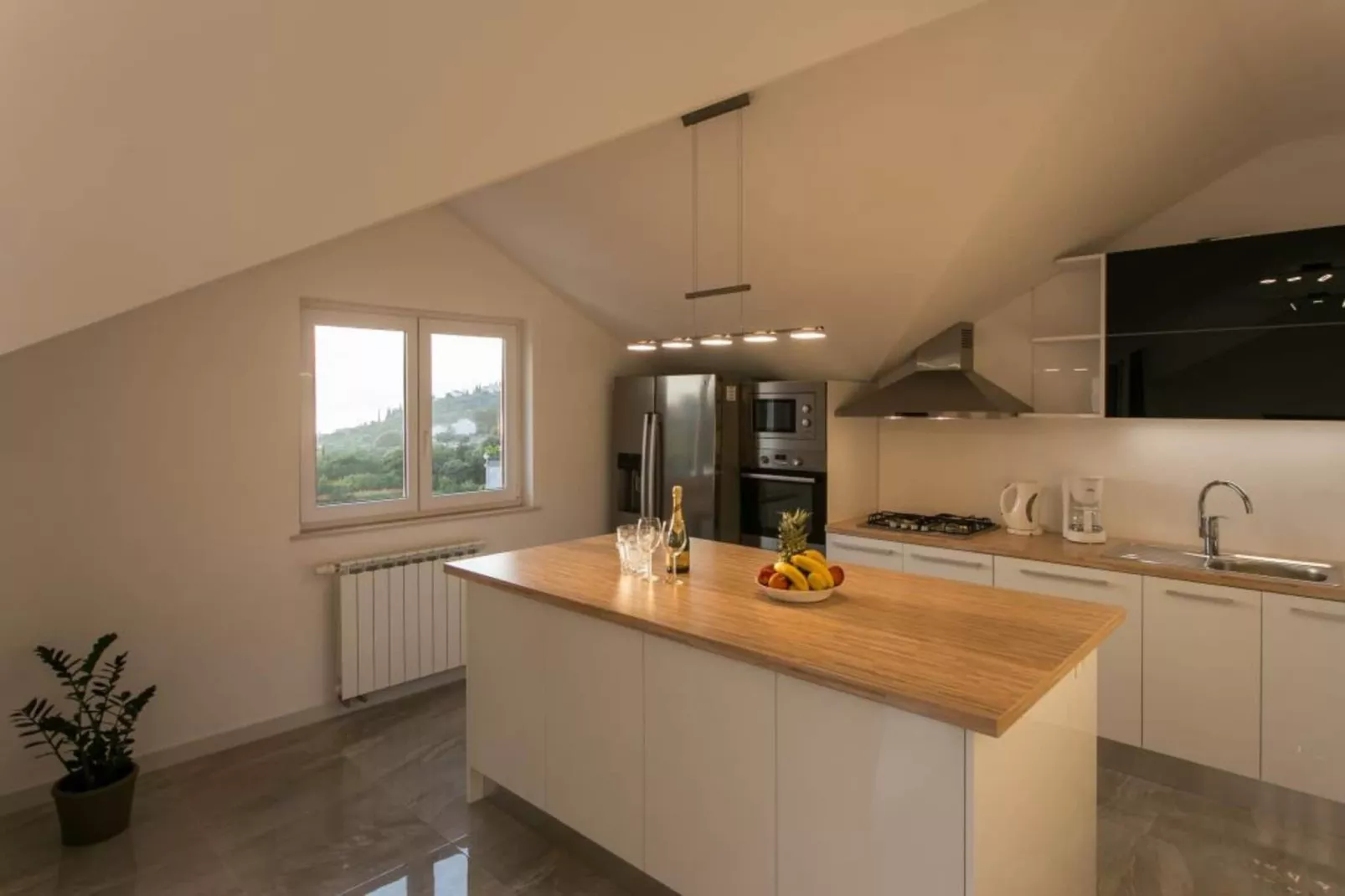 Apartments Villa Dubrovnik - Three Bedroom Apartment - Penthouse with Hot Tub-Kitchen