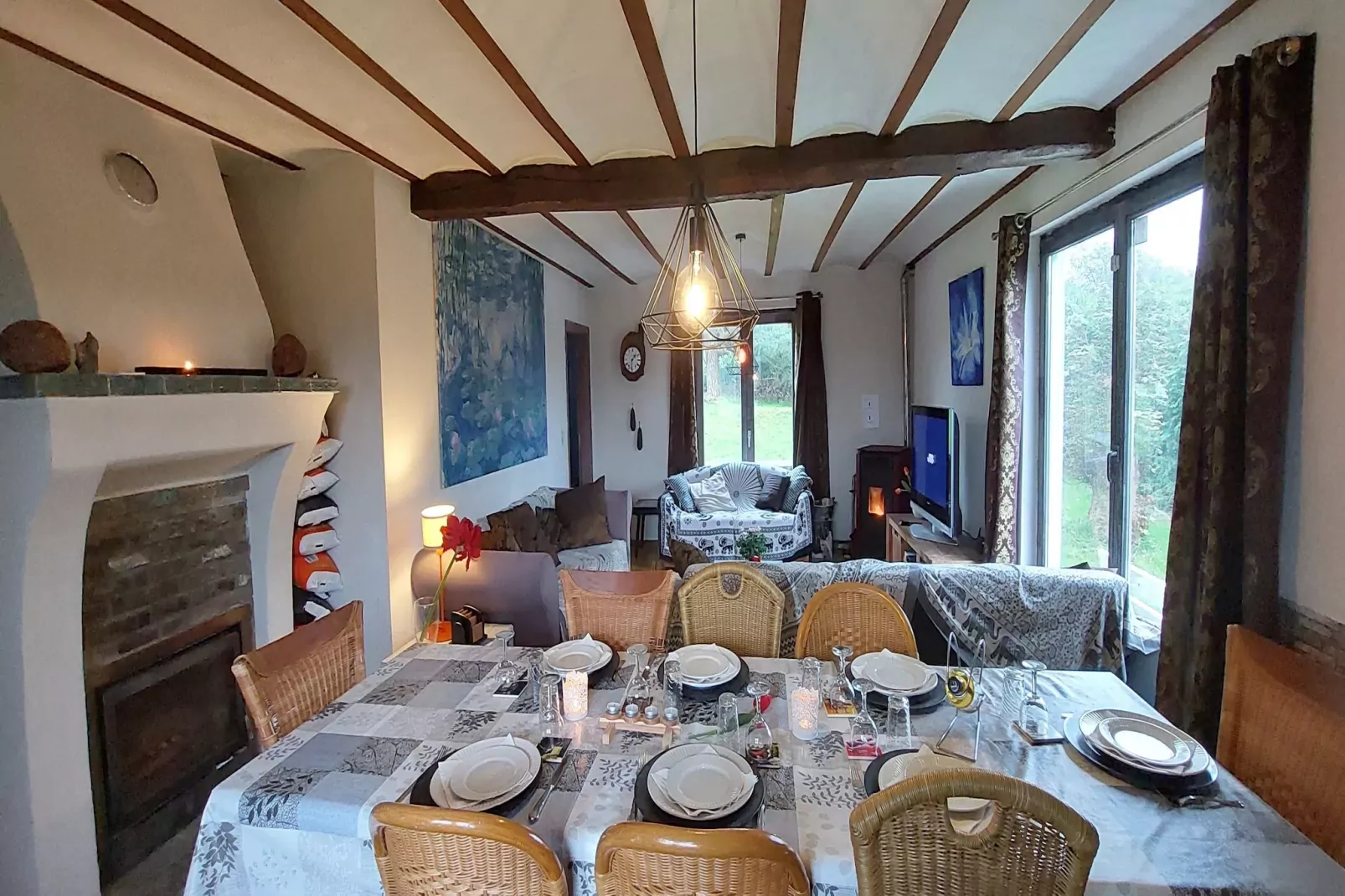 Ardennes Bleu 4 pers maximum-Living room