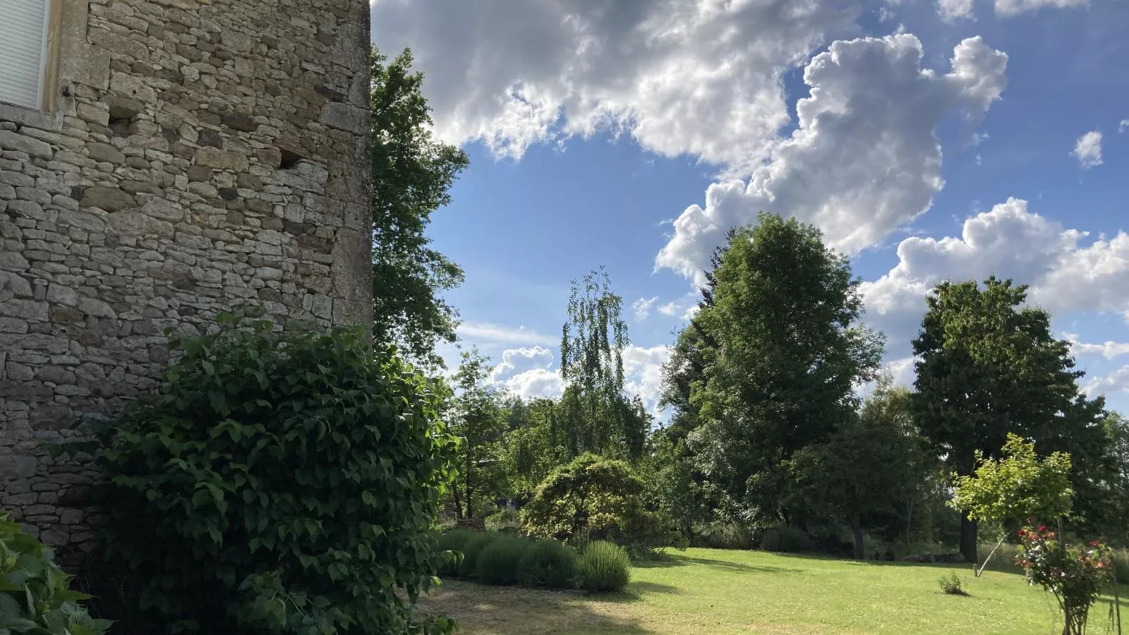 Maison des Yourtes-Gardens summer