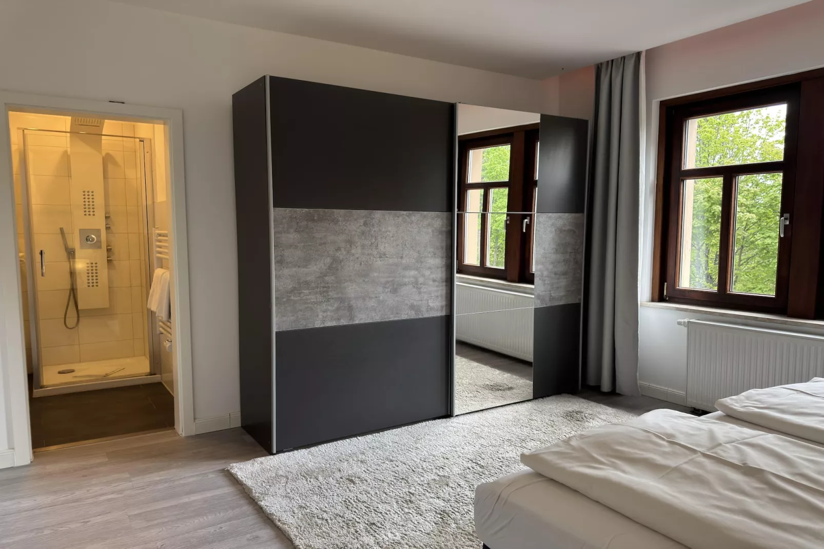 Apartment im alten Bahnhof-Bedroom