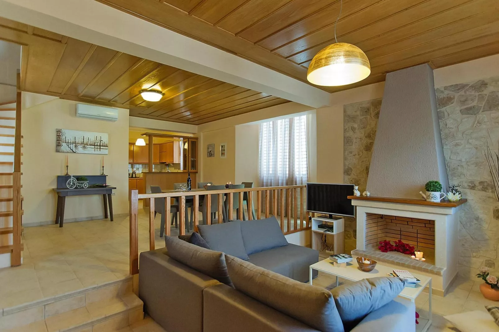 Holiday home, Panormo-Villa Ortansia or Peonia-Salon