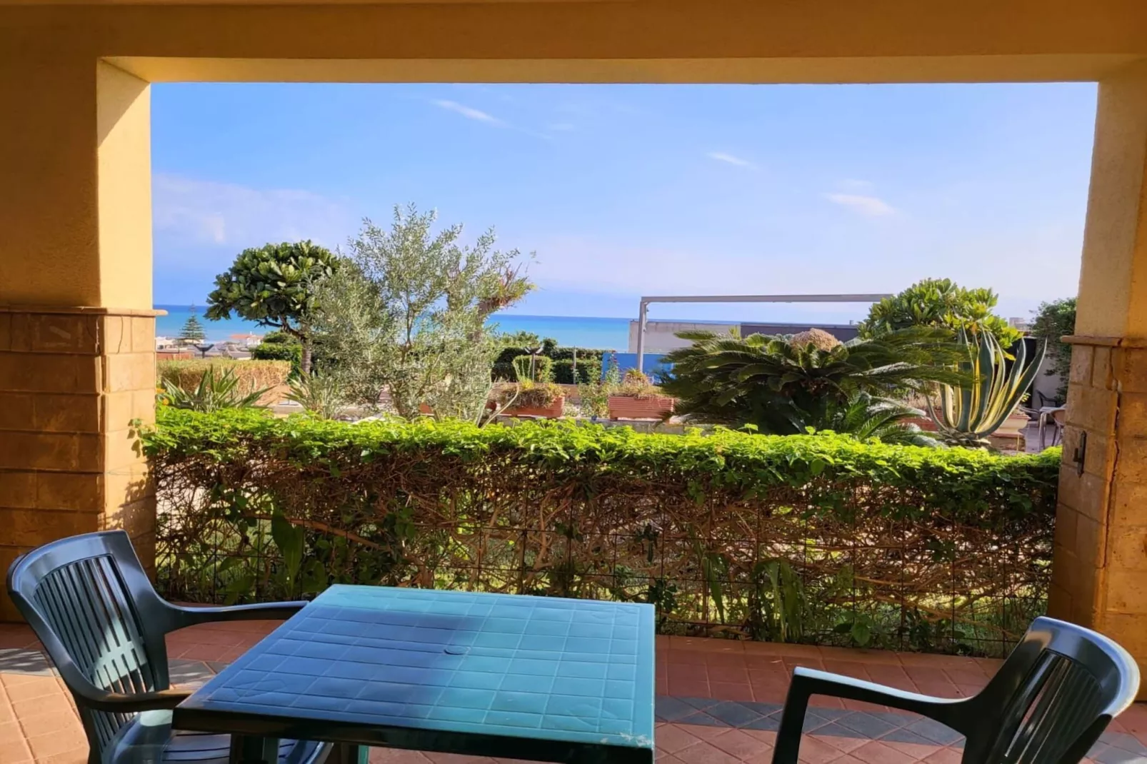 Residence Triscina Mare - Monolocale 2 vista mare frontale-Terrace balcony