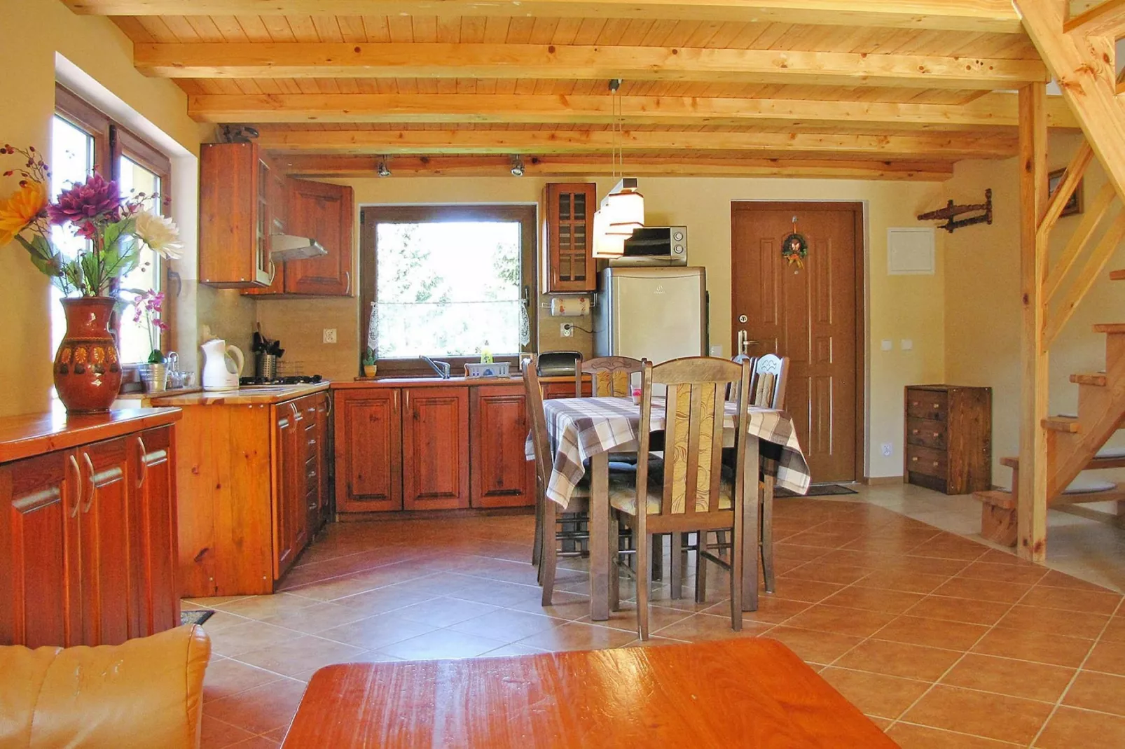 Holiday home Wilkasy-Dining room
