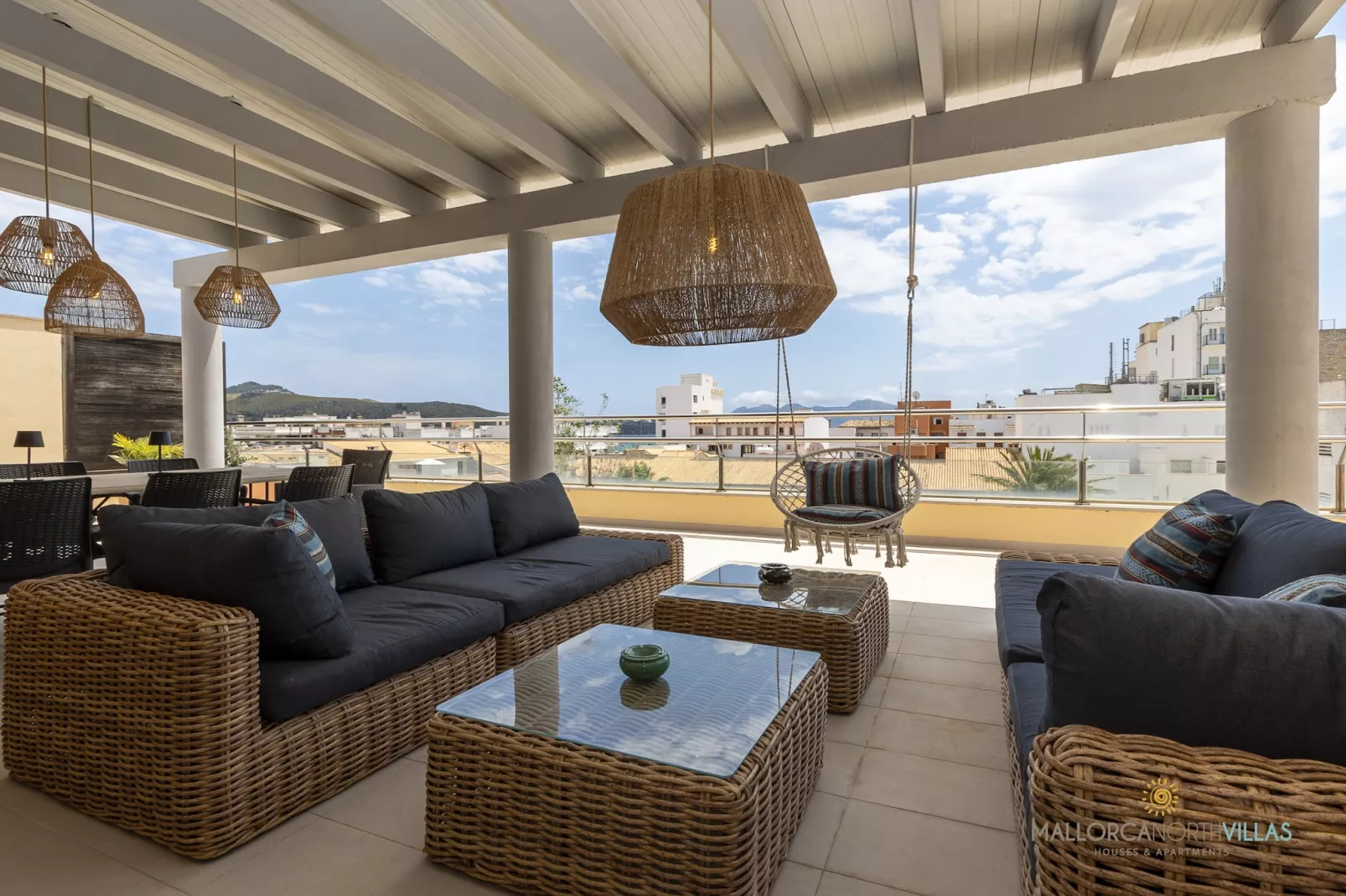 Cala Ventura Espectacular Ático con Vistas-Living room