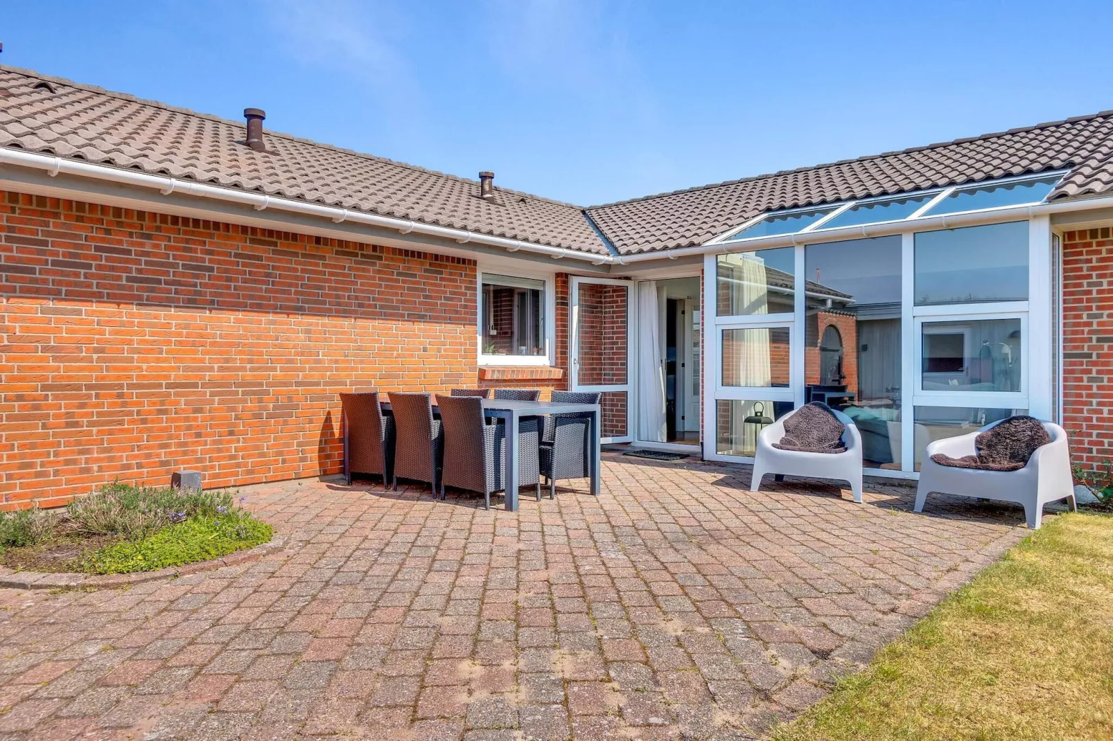 Maison de vacances à Lokken près de la plage-Extérieur
