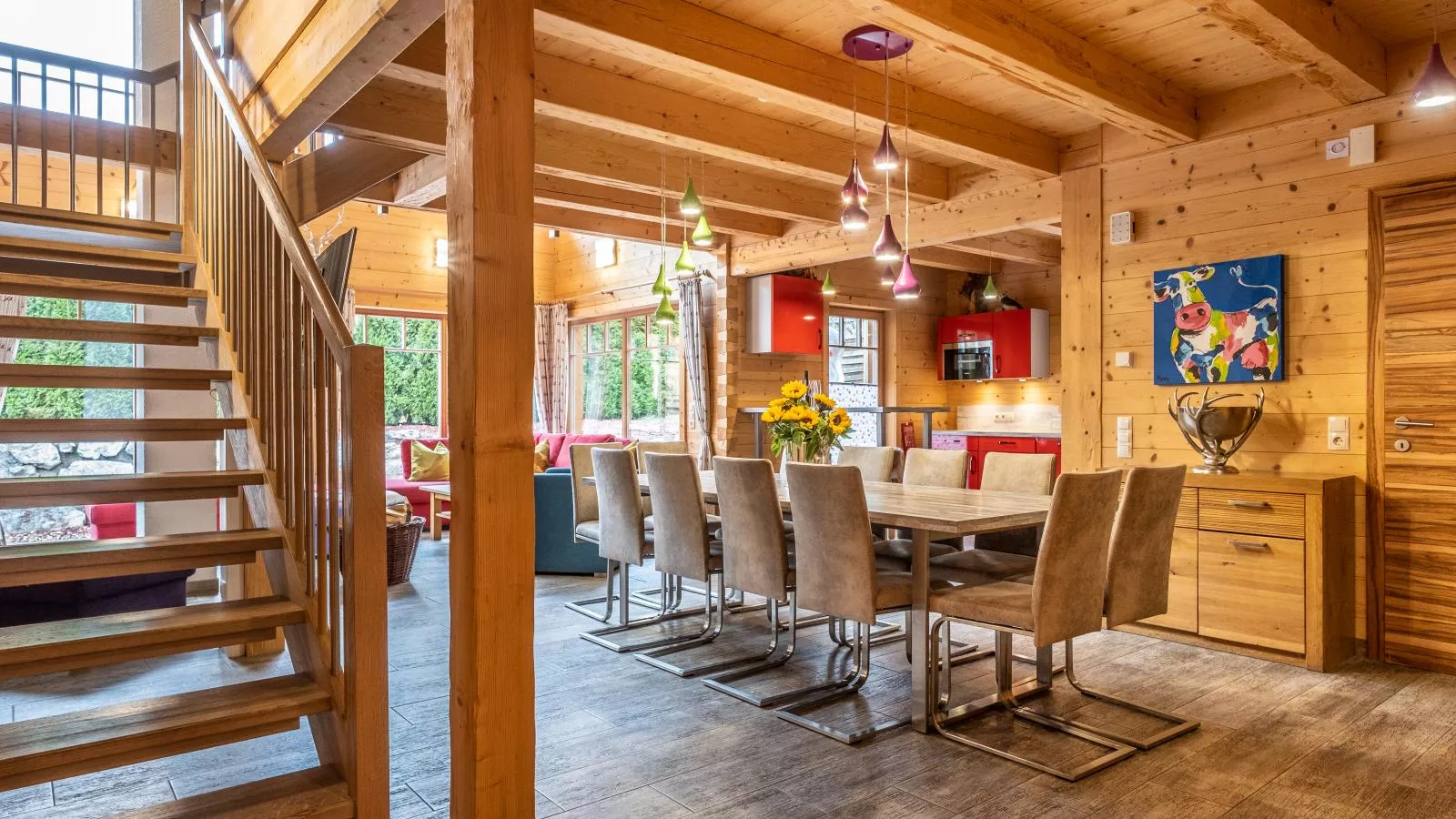 Luxury Lodge Kaprun Ost B-Dining room