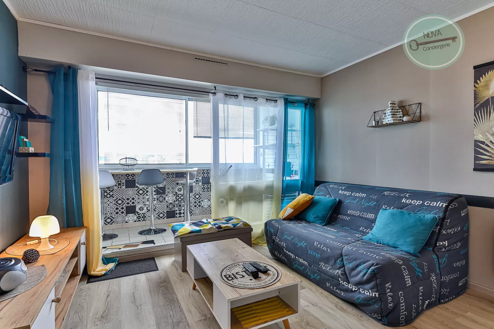 Nid douillet Le Grand Large 2 – Appartement 204-Living room