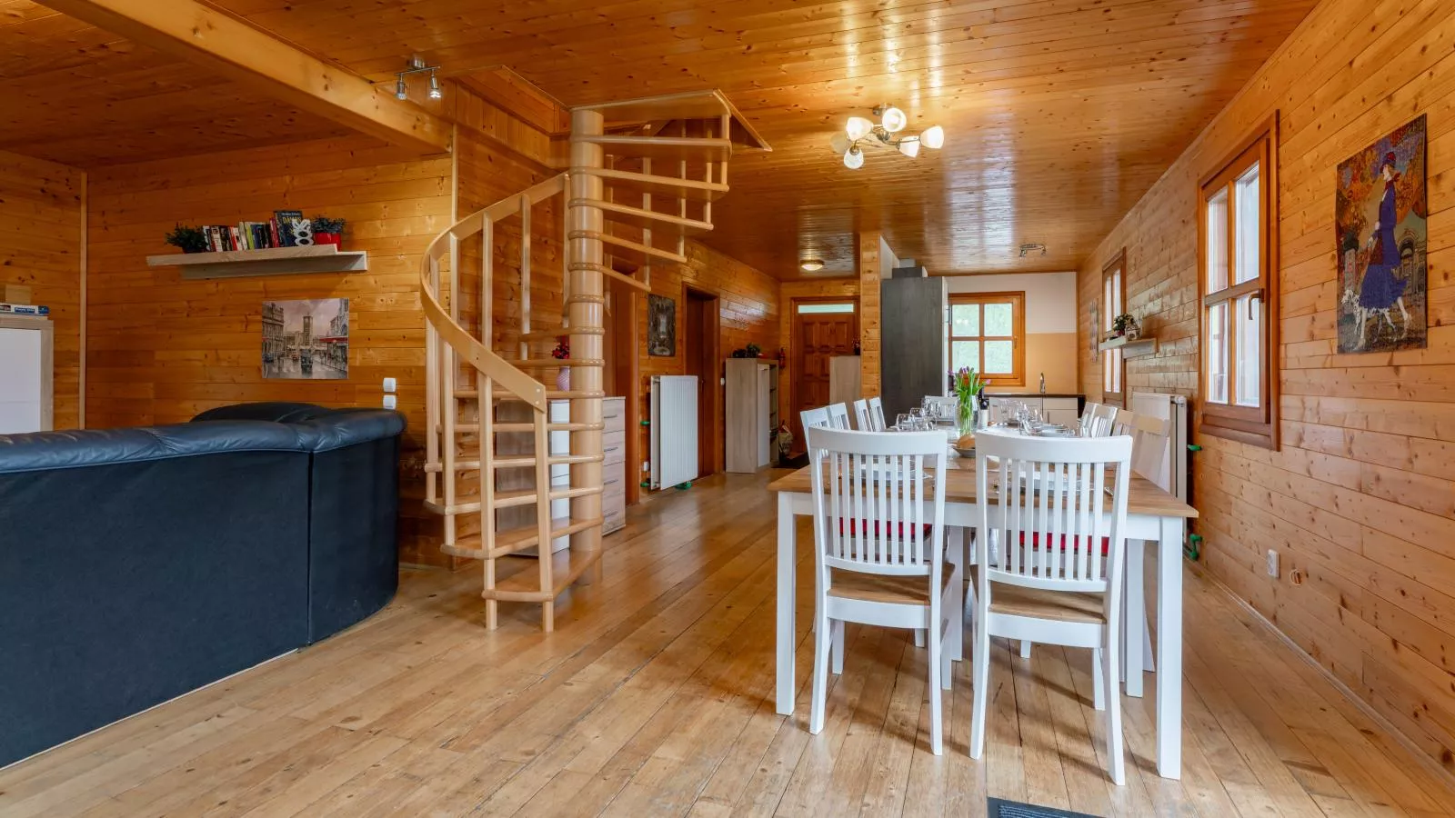Sternenchalet-Wohnzimmer