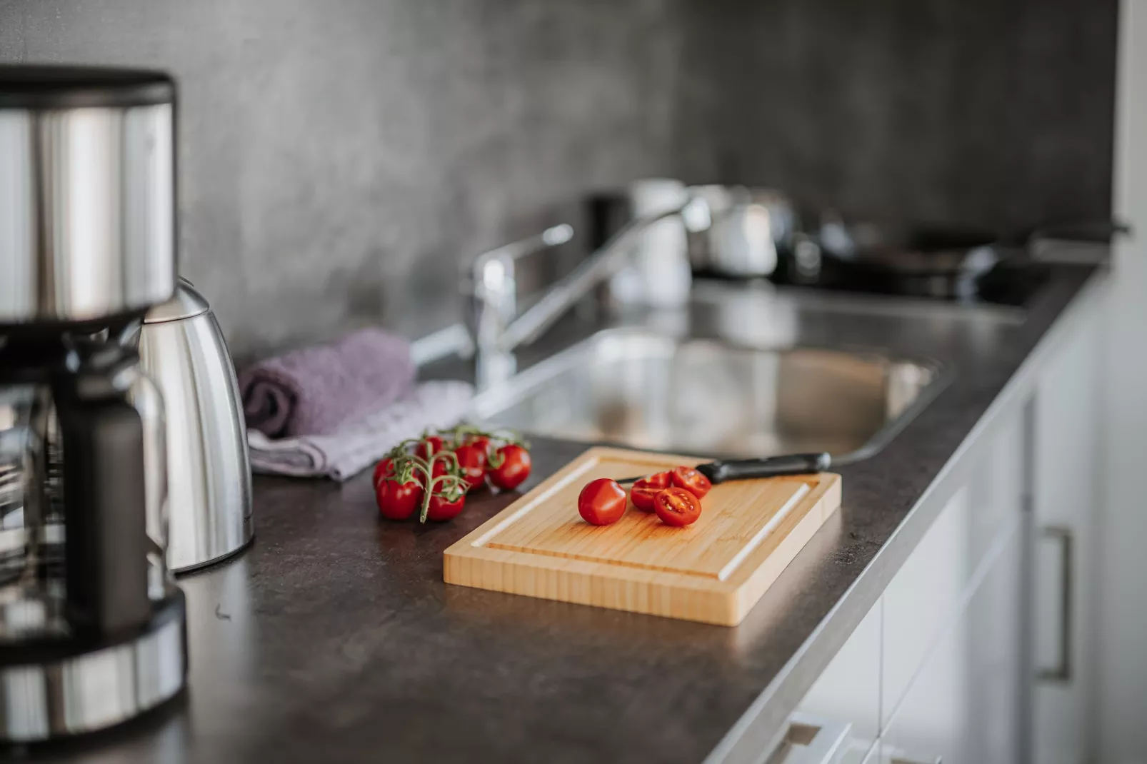 Hausboot in Peenemünde-Kitchen