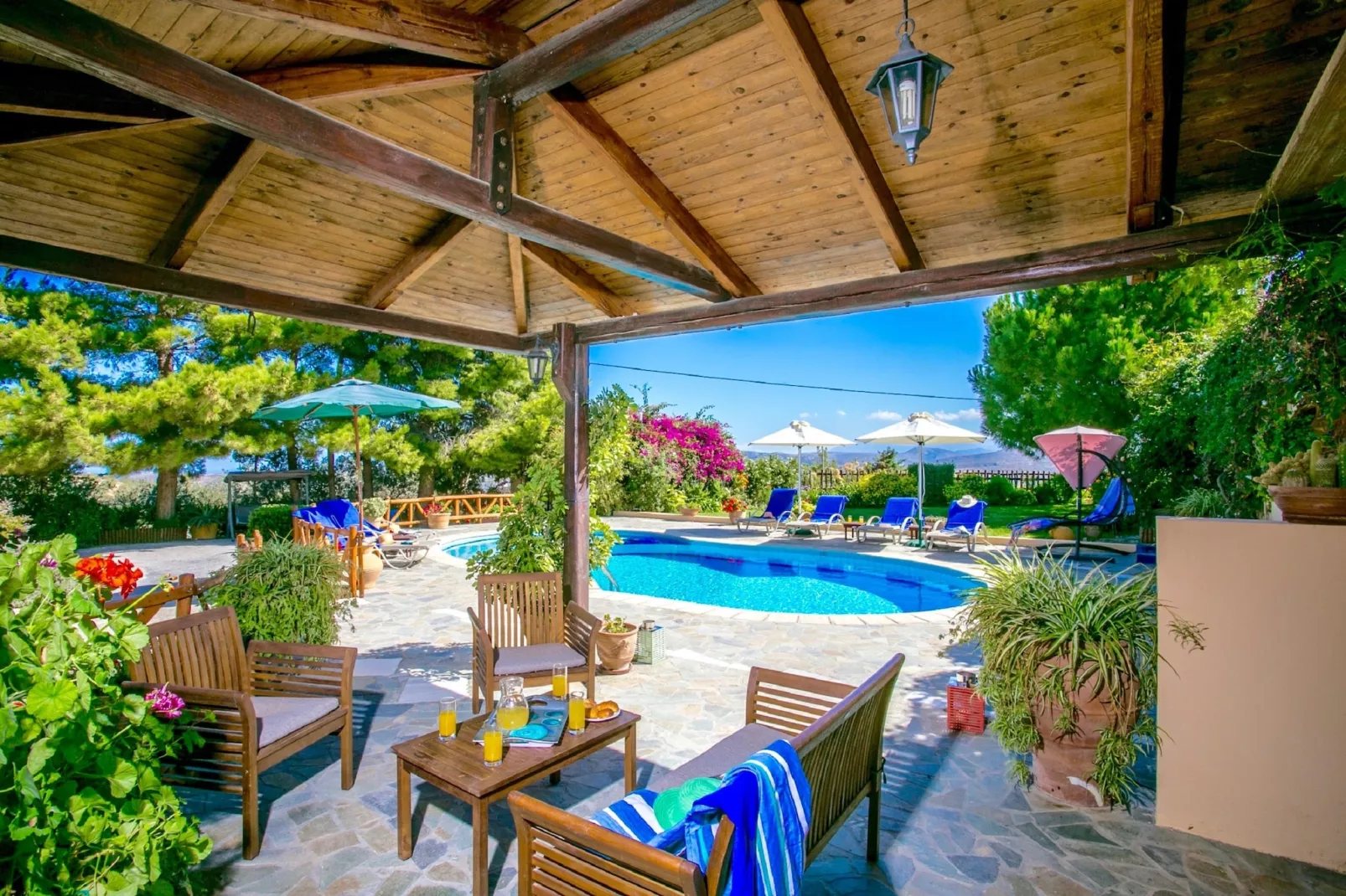 Villa Agapi-Terrace balcony