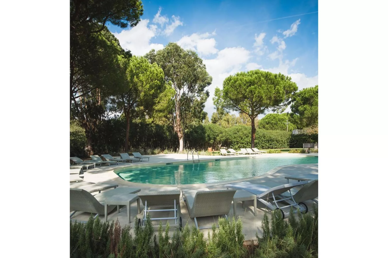 ROCCAMARE RESORT 1-Zi-App Studio Deluxe BK/TE 28 qm-Pool