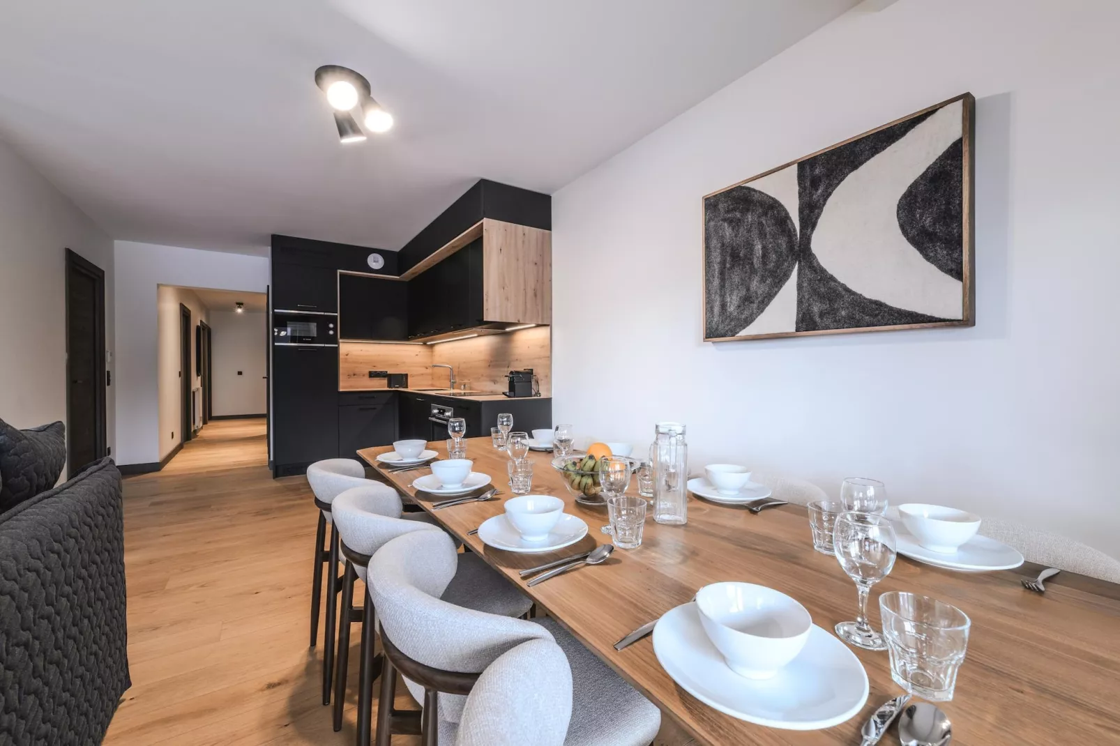 Résidence PLAN PEISEY Le Quartz -A50S-Dining room