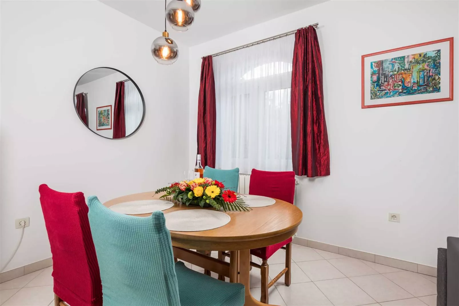 Apartment Slavica 1 - Red Paradise-Dining room