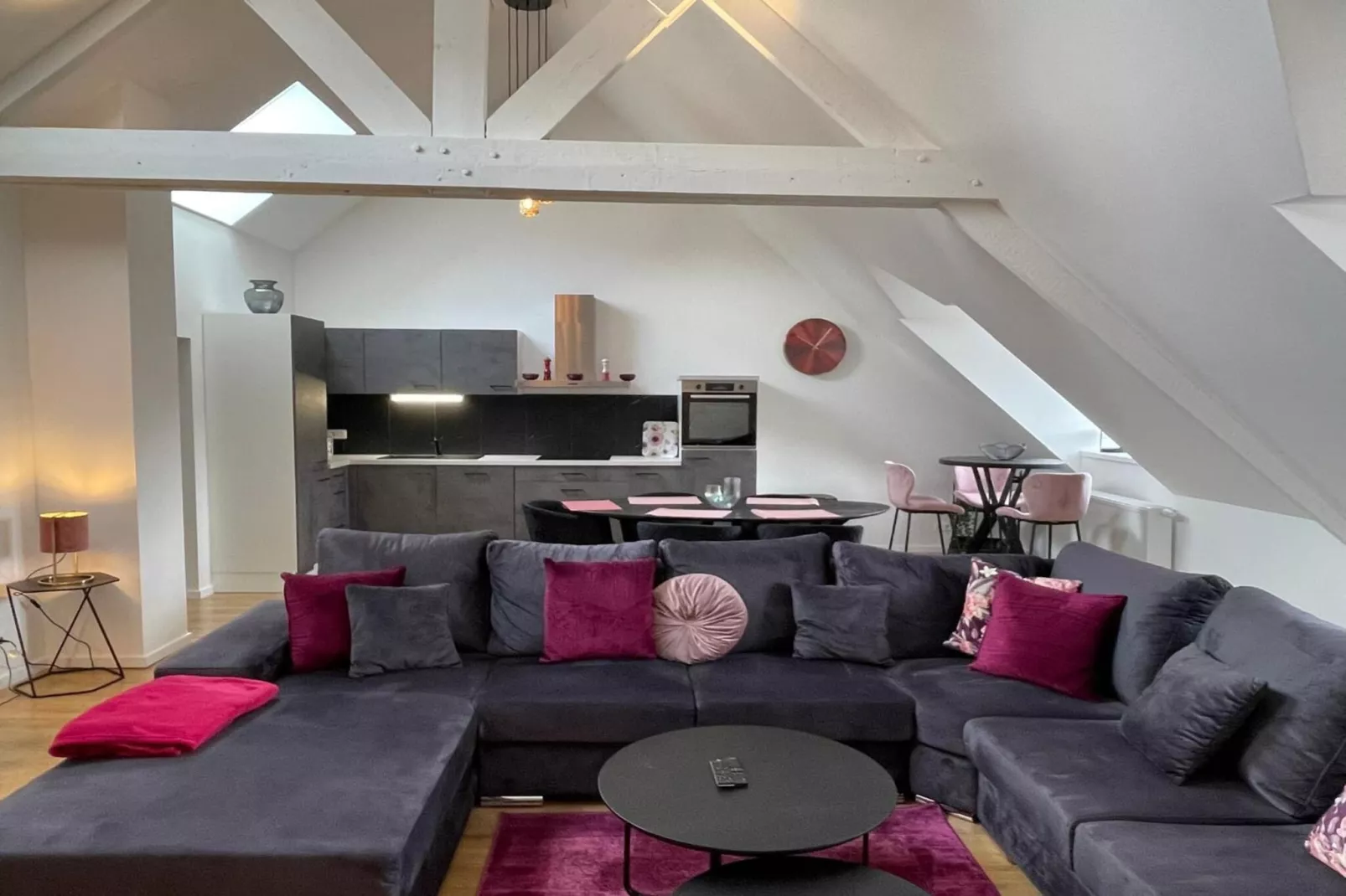 Rooftop Purple-Living room