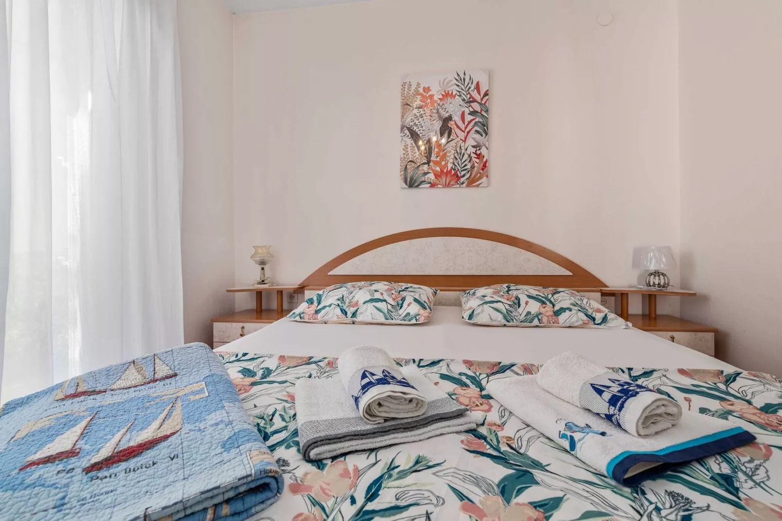 Apartments Barbarella - Two Bedroom Apartment A1-Chambre