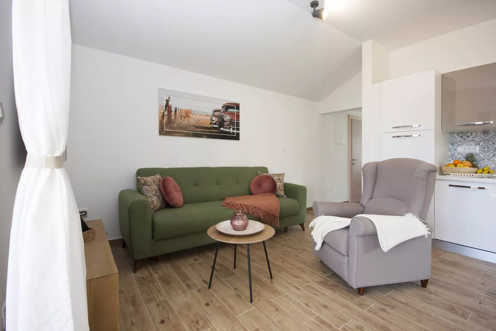 Apartments Tonia - Apartment Mala A1-Wohnzimmer